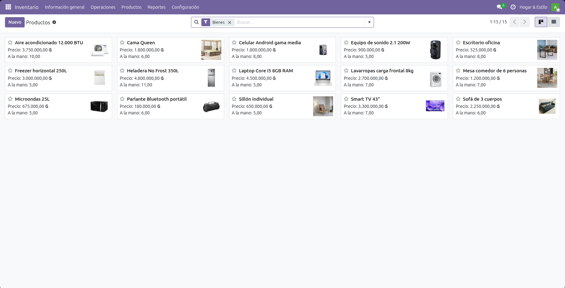 Pantalla de Odoo 03